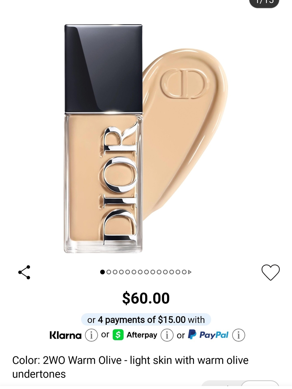 Dior Forever Skin Glow Forever - 2WO